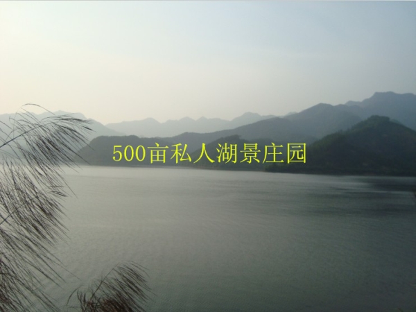 清远市500亩私人湖景庄园/度假胜地